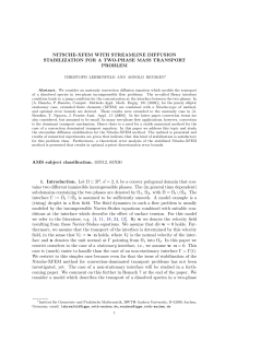 NITSCHE-XFEM WITH STREAMLINE DIFFUSION STABILIZATION