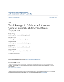 A 2D Educational Adventure Game for Information Literacy and