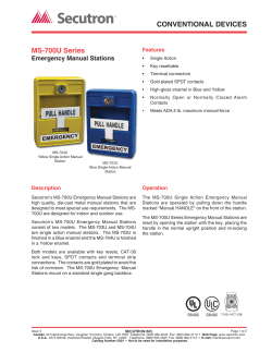 CONVENTIONAL DEVICES MS-700U Series