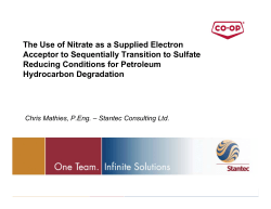 The Use of Nitrate as a Supplied Electron Acceptor to Sequentially