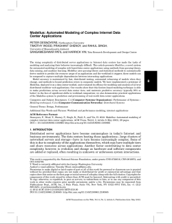Modellus: Automated modeling of complex internet data