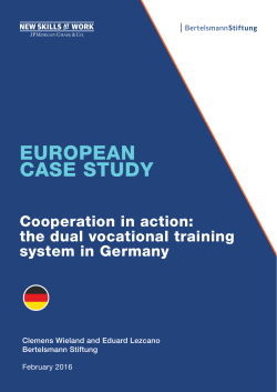 EUROPEAN CASE STUDY