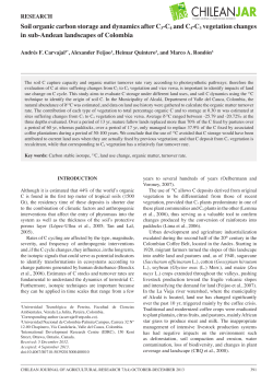 Soil organic carbon storage and dynamics after C3-C4 and