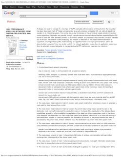 high performance wireless networks using