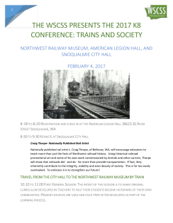 Northwest Railway Museum, American Legion Hall, and