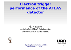 Electron trigger performance of the ATLAS detector.