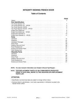 Integrity Parts IIFD 12