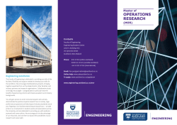 operations research - The University of Auckland
