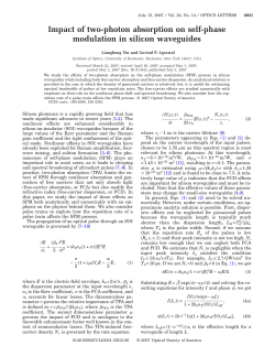 Impact of two-photon absorption on self