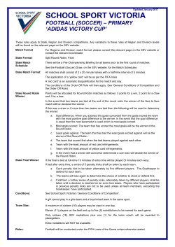 Primary Rules Football (Soccer)