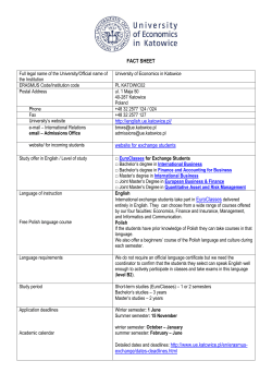 University of Economics in Katowice