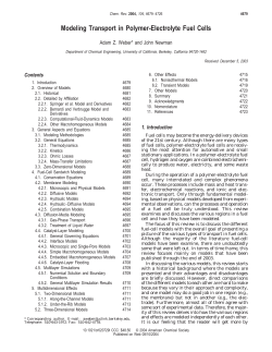 Modeling Transport in Polymer-Electrolyte Fuel Cells