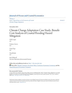 Climate Change Adaptation Case Study: Benefit