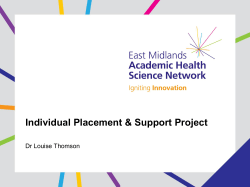 Dr Louise Thomson`s (Nottingham University)