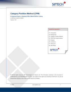 CPM - siptech