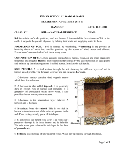 soil-handout - Indian School Al Wadi Al Kabir