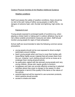 Outdoor Physical Activities Hot Weather[...]
