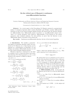 On the critical case of Okamoto`s continuous non