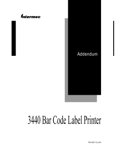 3440 Bar Code Label Printer