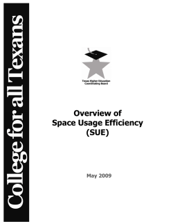 Overview of Spage Usage Efficiency (SUE)