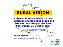 A VIEW OF BRADFORD DISTRICT`S RURAL - Self