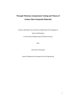 Through-Thickness Compression Testing and Theory of Carbon