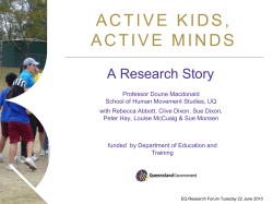 June Forum Presentation