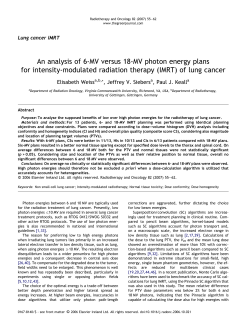 An analysis of 6-MV versus 18-MV photon energy plans for intensity