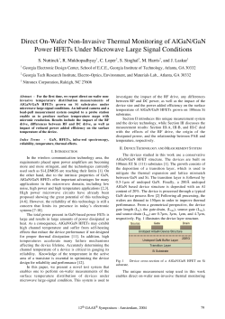 GAAS: Direct On-Wafer Non-Invasive Thermal
