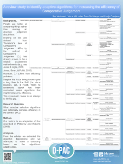 Background. People are better at comparing things rather - D-PAC