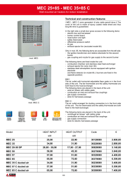 MEC 25&divide;85 - MEC 35&divide;85 C