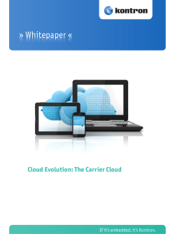 The Carrier Cloud