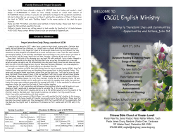 EnglishBulletin_20160403 - Chinese Bible Church of Greater
