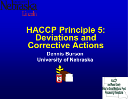 Deviations and Deviations and Corrective Actions