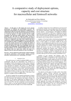 A comparative study of deployment options