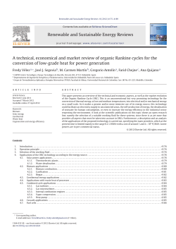 2012 - V&eacute;lez - A technical, economical and market review of