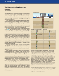 The Defining Series: Well Cementing Fundamentals