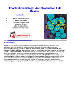 Ebook Microbiology: An Introduction Full Review