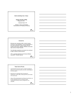 Proving Your Worth to Your Practice or the Healthcare System