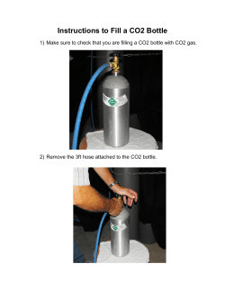 Instructions to Fill a CO2 Bottle