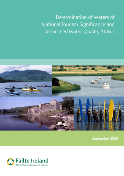 A Failte Ireland review of water-based tourism