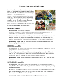 Linking Learning with Nature