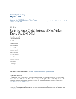 Up in the Air: A Global Estimate of Non-Violent Drone