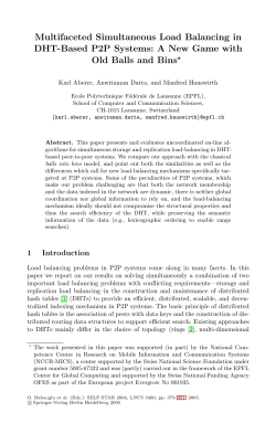 Multifaceted Simultaneous Load Balancing in DHT