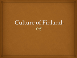 Culture of finland