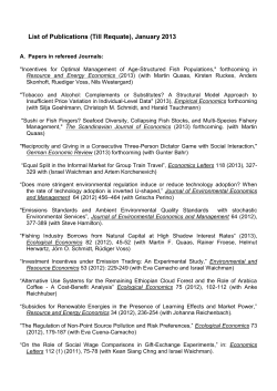 Entire list of publications