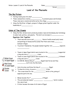 Land of the Pharaohs The Big Picture