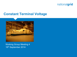 Constant Terminal Voltage