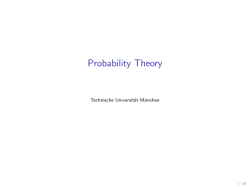 Probability Theory
