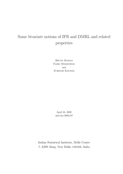 Some bivariate notions of IFR and DMRL and related